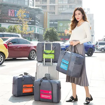

2018 Travel Bags WaterProof Travel Folding Bag Large Capacity Bag Luggage Women/Men Nylon Folding Bag Portable Travel Handbags