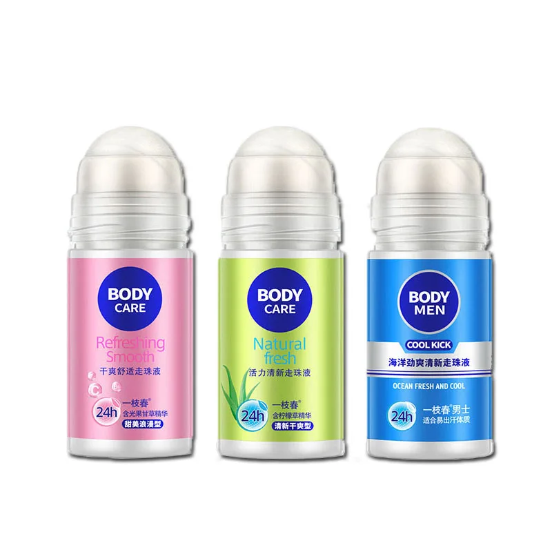 Freshing Cream Remove Sweat Antiperspirant Deodorant Roller Fast Dry