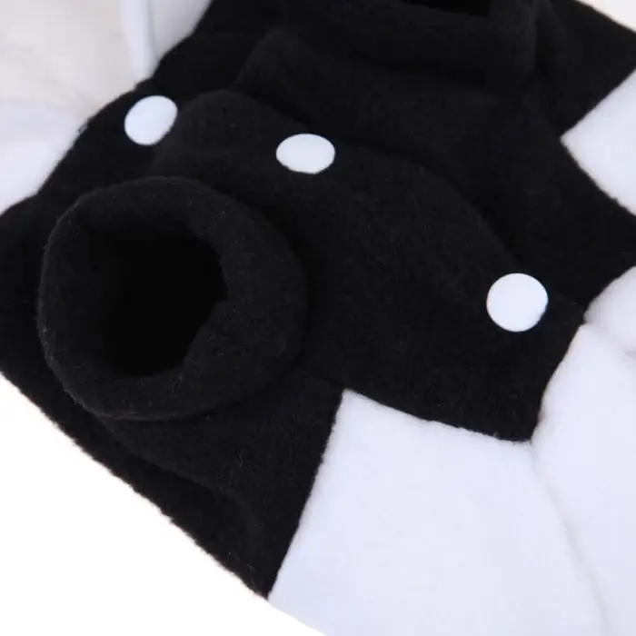 Модный брендовый пуловер из флиса для собак с капюшоном и ушками панды, теплое пальто, верхняя одежда XS/S/M/L/XL