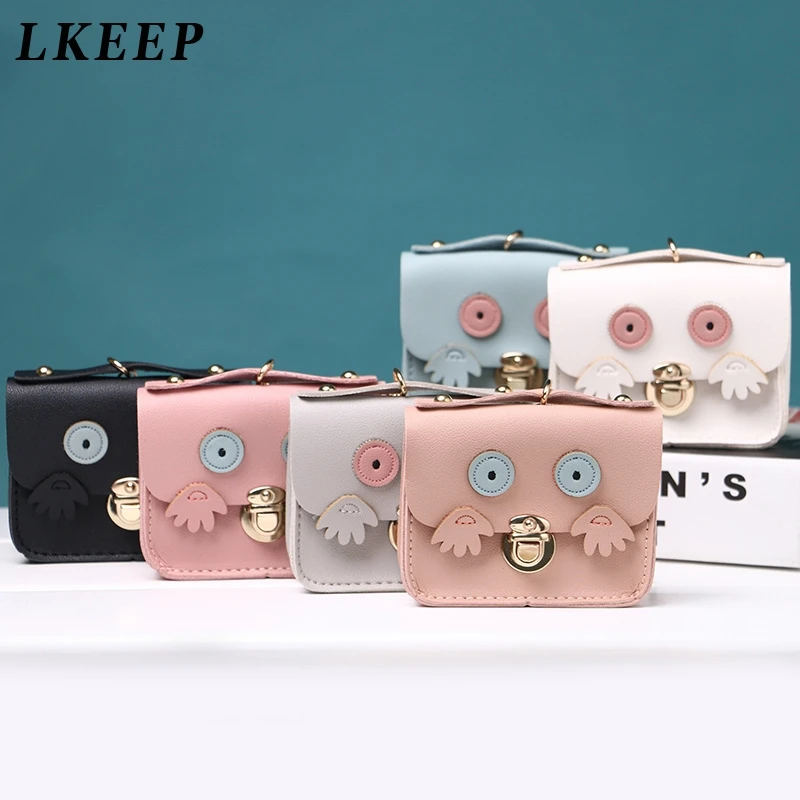 

2019 New Cartoon Owl Coin Purse Creative Personality Female Wallet Cute Kawaii Card Holder Key Wallet Girl Purse
