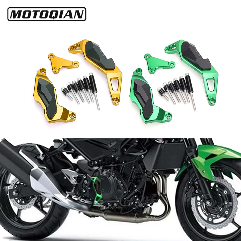 

Motorcycle Engine Protection Crash Pads for Kawasaki Ninja 400 2018 2019 Engine Protector Motorcycle Accessories CNC Moto Parts
