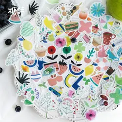 40 шт./упак. игрушки для детей Стикеры сахар стихотворение украшения серии наклейки на ноутбука