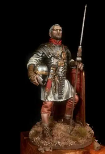 1/32 масштаб смолы фигура строительный комплект римский солдат с щитом|roman soldier|resin