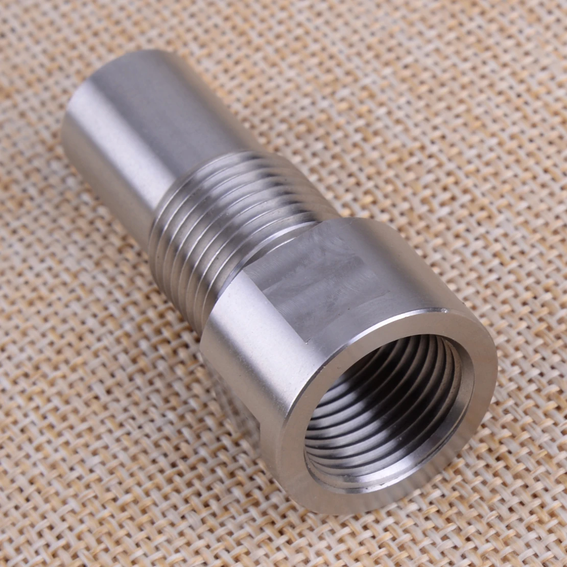 

CITALL Stainless Steel M18 X 1.5 Car O2 Oxygen Sensor Restrictor Extender Test Pipe Extension Adapter Spacer Catalytic Converter