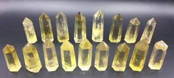 

12pcs Natural citrine smoky crystal quartz gemstone point reiki healing