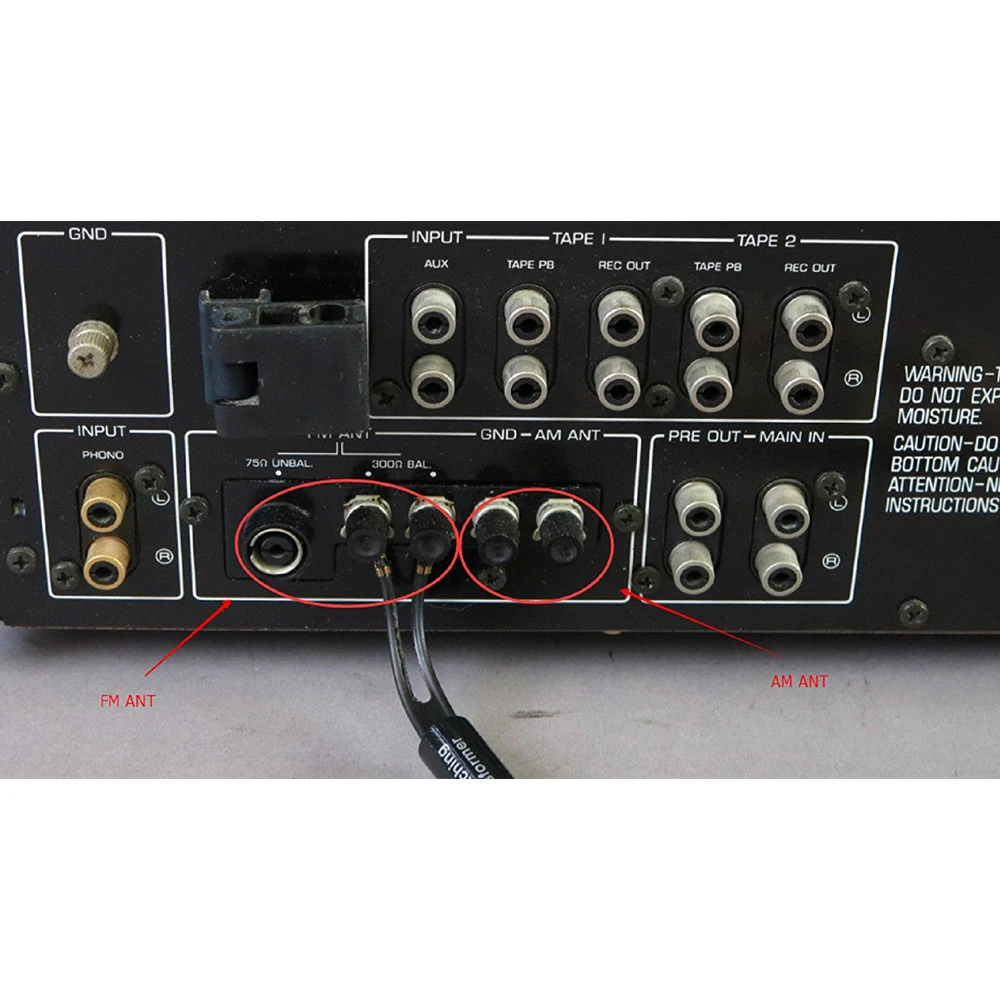 Eightwood FM антенна 75 Ом UNBAL F Штекерный разъем для JVC Sherwood радио/Hi Fi/DAB/ TV стереоприемник
