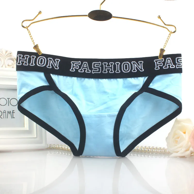 2018 New Brand Fashion Sexy Briefs Women's 100% Cotton Breathable Panties Underwear Women (17)
