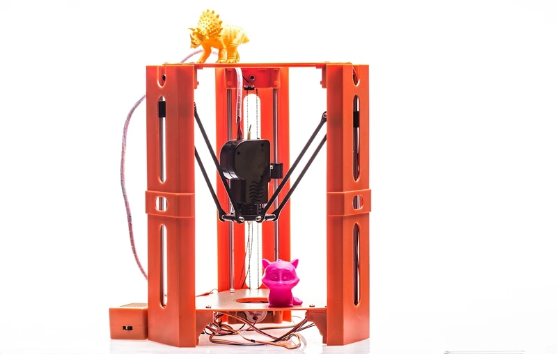 Дешевый 3d принтер Kossel Delta Мини DIY настольный сборный 3d Принтер Комплект 1,75 нити SD карты PLA нити для домашнего образования