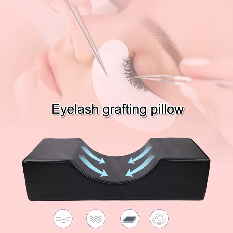 

Waterproof PU Pillows with Soft Sponge for Salon Grafting Eyelashes FM88