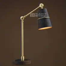 Промышленный скандинавский винтажный edison, стол, офисный прикроватный Железный Настольный светильник, спальня, кафе бар магазин, зал, домашний декор, освещение