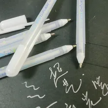 48 шт./1 комплект 0,8 мм белые чернила цвет фотоальбом гелевые ручки канцелярские офисные Обучающие милые ручка унисекс подарок для детей