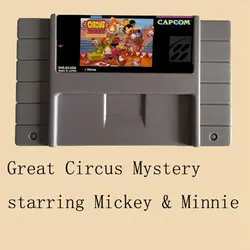 Большой цирк Mystery Starring Micey Minie 16 бит большая серая игровая карта для NTSC игрового плеера