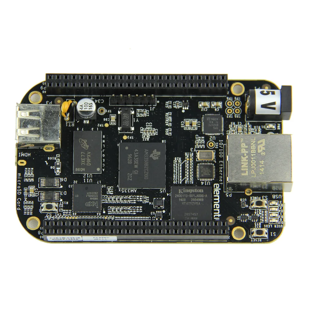 

BeagleBone Black BB Black Cortex-A8 512MB DDR3 4GB 8bit eMMC AM3358 Development Board Kit Rev.C