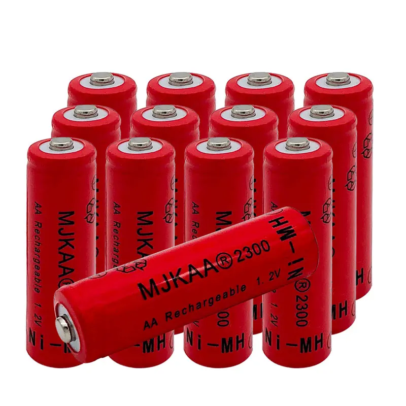 20 шт. AA red 2300mAh Ni-MH аккумуляторы+ 20 шт AAA 800mAh Аккумуляторы