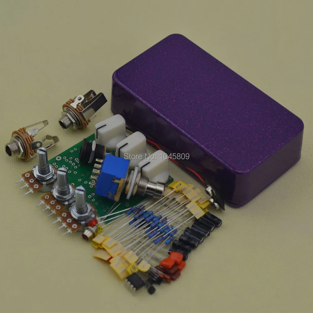 

DIY Overdrive Guitar Effect Pedal Suite OD3 with 1590BDiecast Aluminum Enclosures Pedal Kit Free Shipping