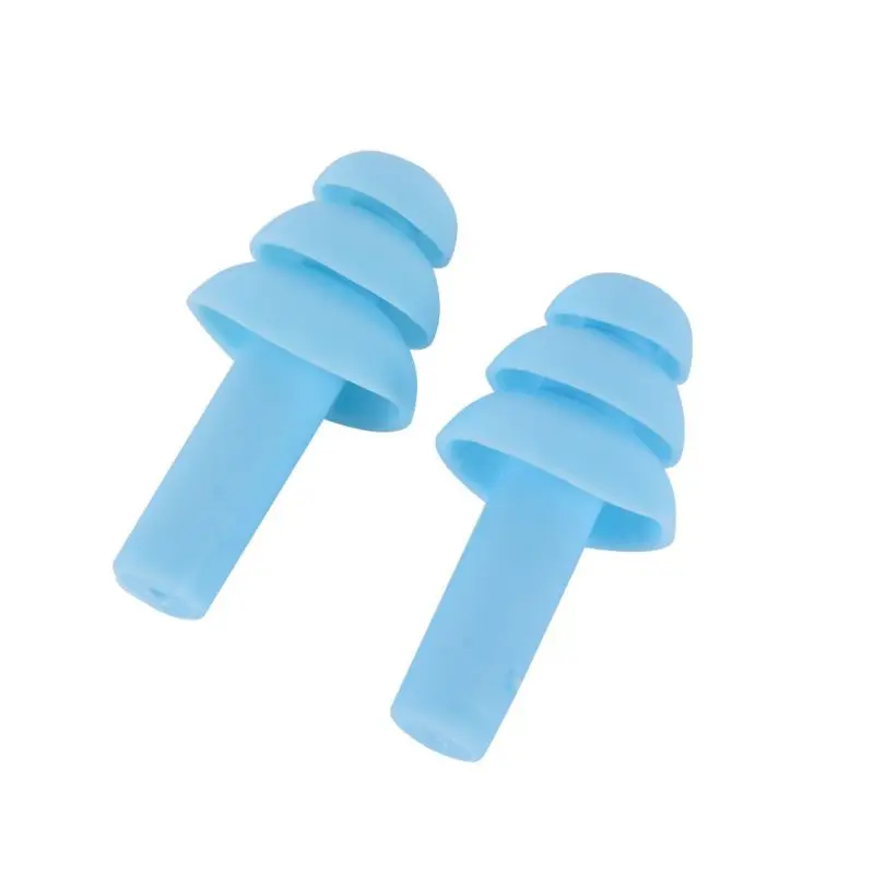 

2 Pcs Silicone Ear Plugs Anti Noise Snore Earplugs Comfortable For Camping Sleep New Color Send By Random New Arrival