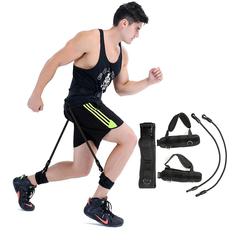 Многофункциональный для фитнеса эластичные ноги тянуть веревку спортивная сумка со шнуром приседания гантели тренировочный