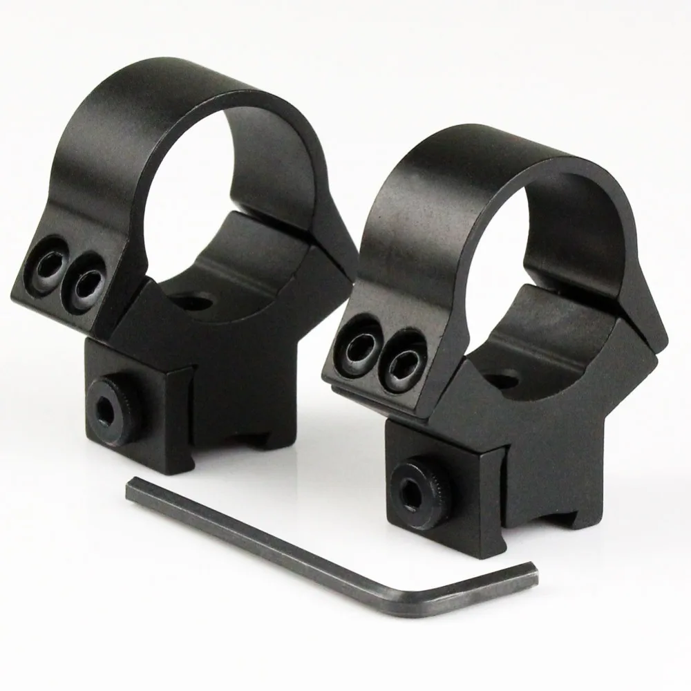 VERY100 2pcs 25.4mm 1" Inch Rings Scope Mount 11mm Dovetail Rail Mounts