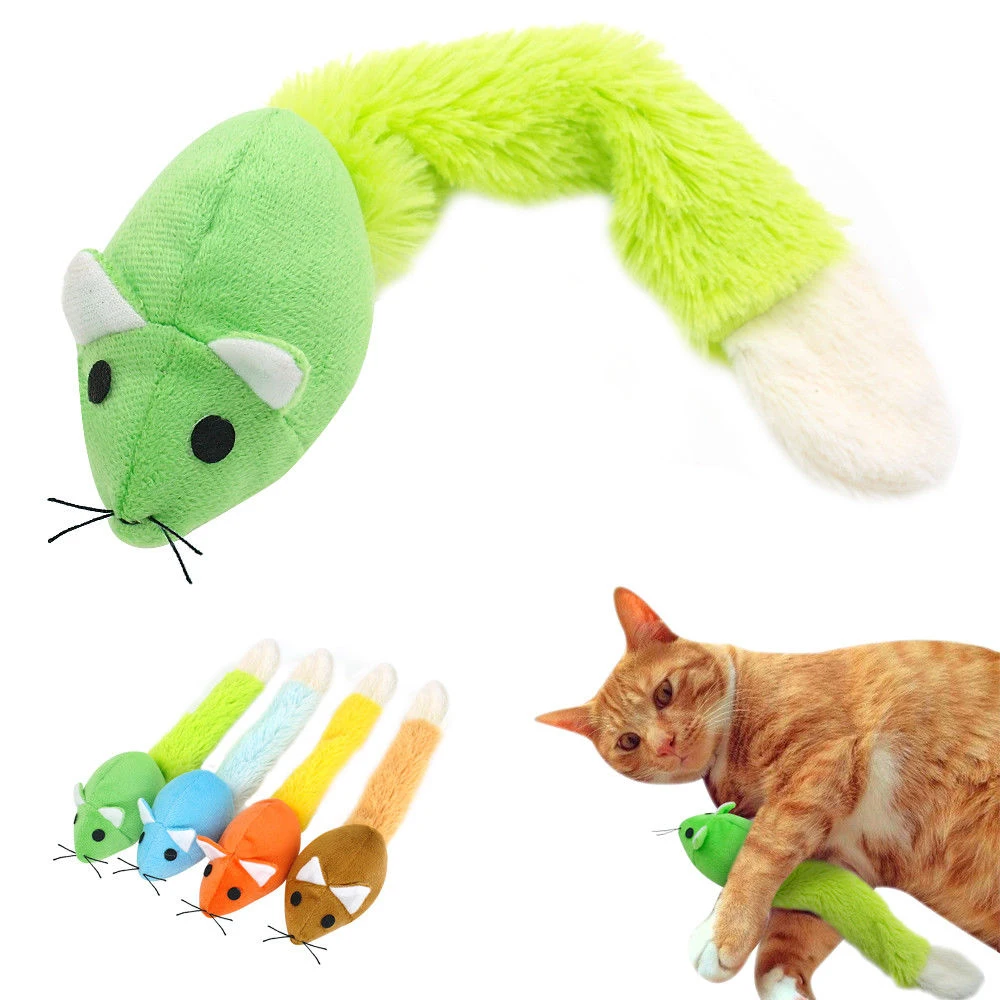 2018 New Soft False Mouse Cat Toys Kitten Refill Mice Funny Interactive