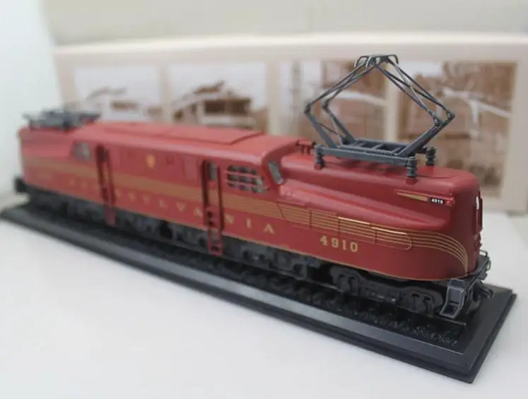 1: 87 масштаб сплава модель трамвая, высокая моделирования SNCF ClassGG1-4910, литая металлическая игрушка, ретро коллекция игрушка автомобиль