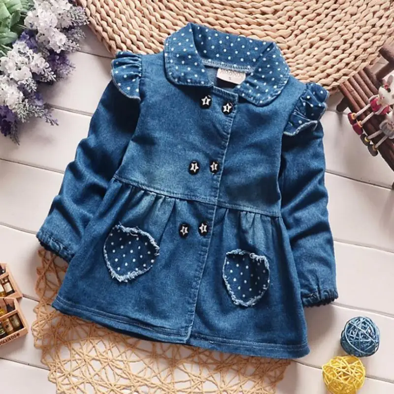 Пальто из полиэстера Manteau Fille куртки для маленьких девочек 1 4 лет новая модная