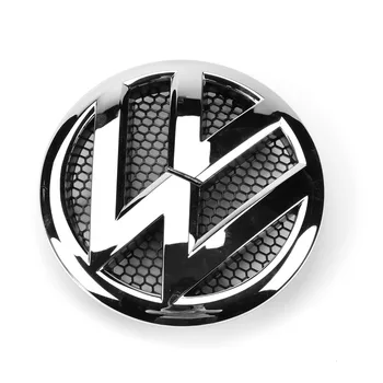 

162MM OEM Chrome Front Radiator Grille Emblem 7E0 853 601 D Honeycomb Style Auto Logo Badge Emblem for VW Volkswagen T5