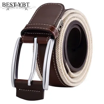

Best YBT Men belt fashion Alloy Pin buckle belt Business affairs Men casual high quality Imitation leather belt
