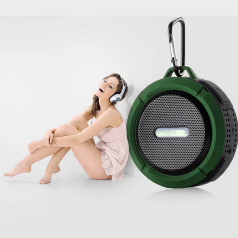 

Waterproof Outdoor Wireless Bluetooth 4.0 Stereo Portable Speaker Built-in mic Shock Resistance Speaker Subwoofer Mp3 Player