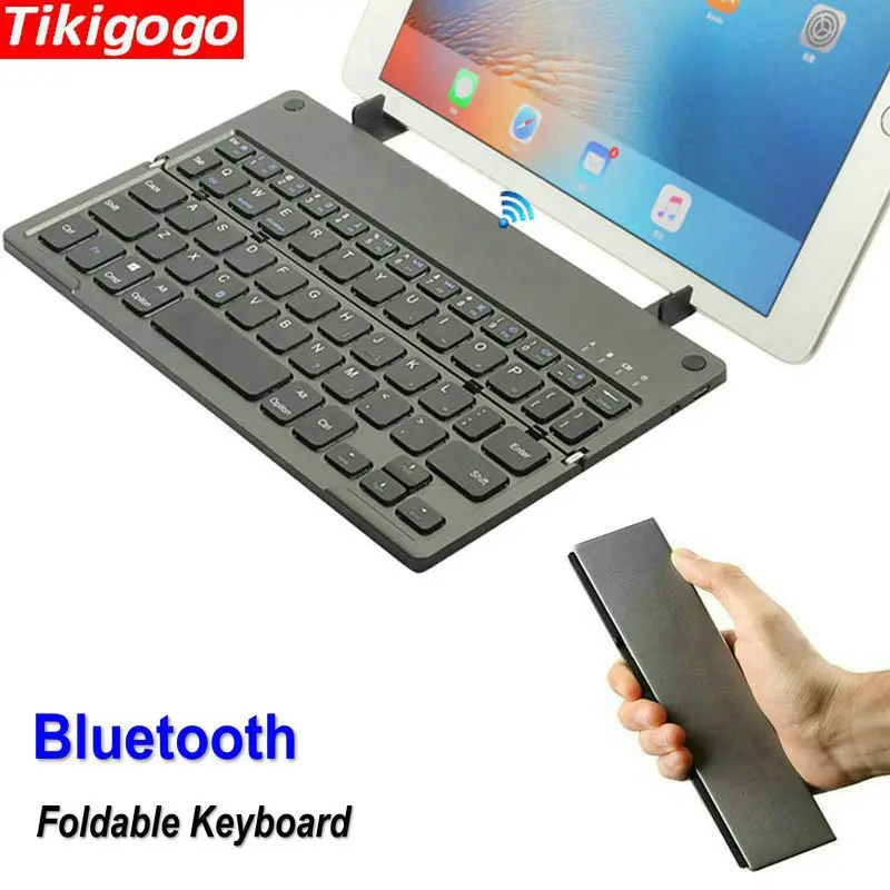 Tikigogo Nice Portable Foldable Folding Wireless Bluetooth Keyboard