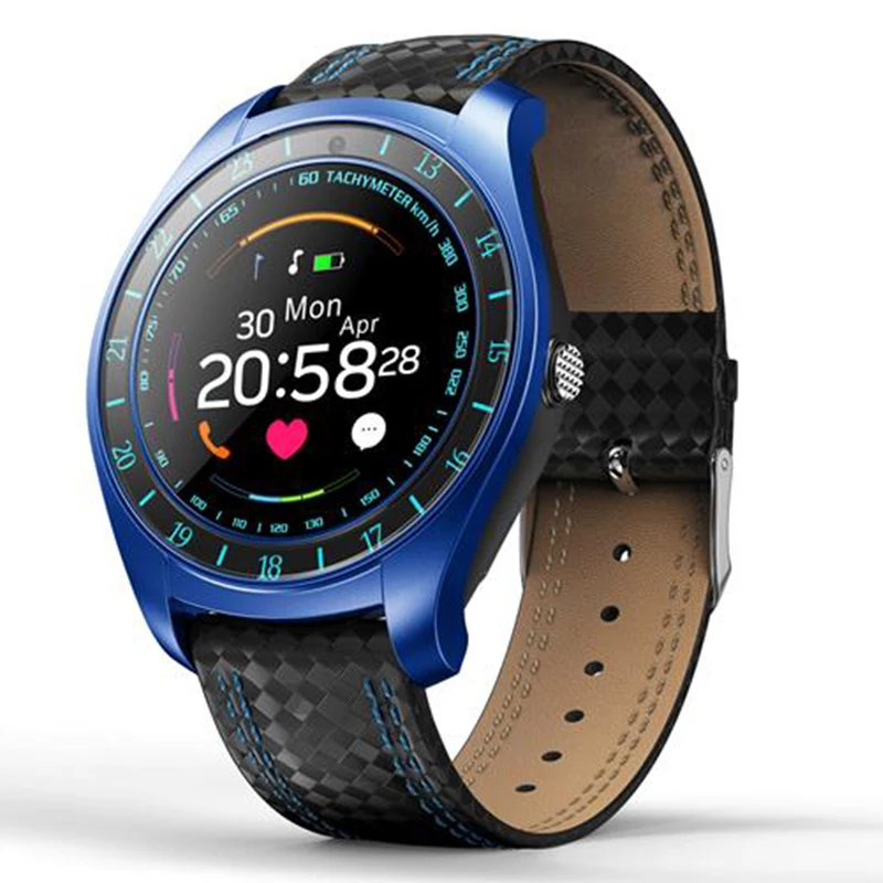 Bluetooth Smart Horloge V10 met Camera Hartslagmeter Stappenteller  Smartwatch ondersteuning SIM TF Sport Horloge voor Android telefoon|Smart  Watches| - AliExpress