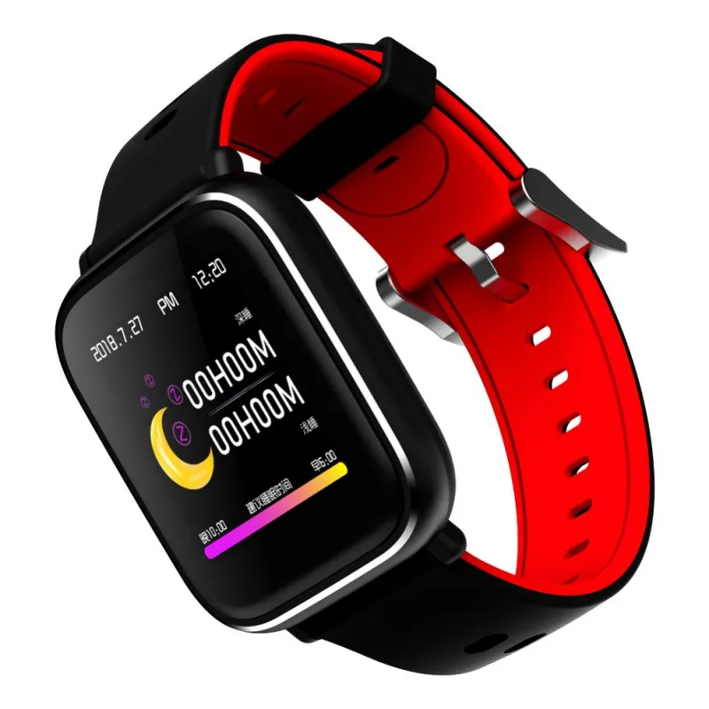 Сенсорный экран Водонепроницаемый Smart Watch Sport IP67 3D динамический мониторинг сердечного ритма крови Давление монитор Часы Браслет Для мужчин/Для женщин
