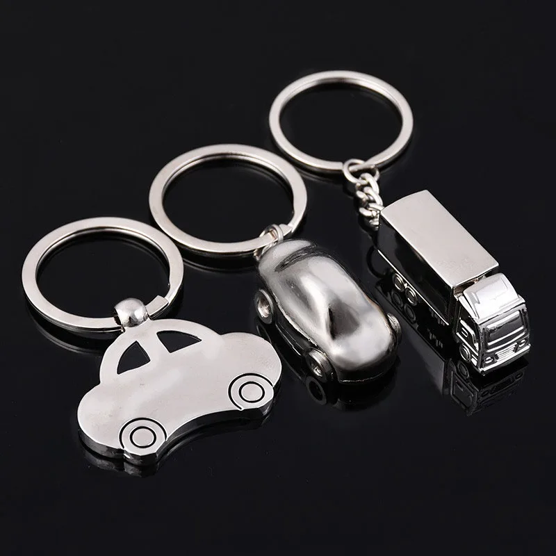 key chain metal High Quality 3D Cars Keychains Girl Boy Friend Gift car