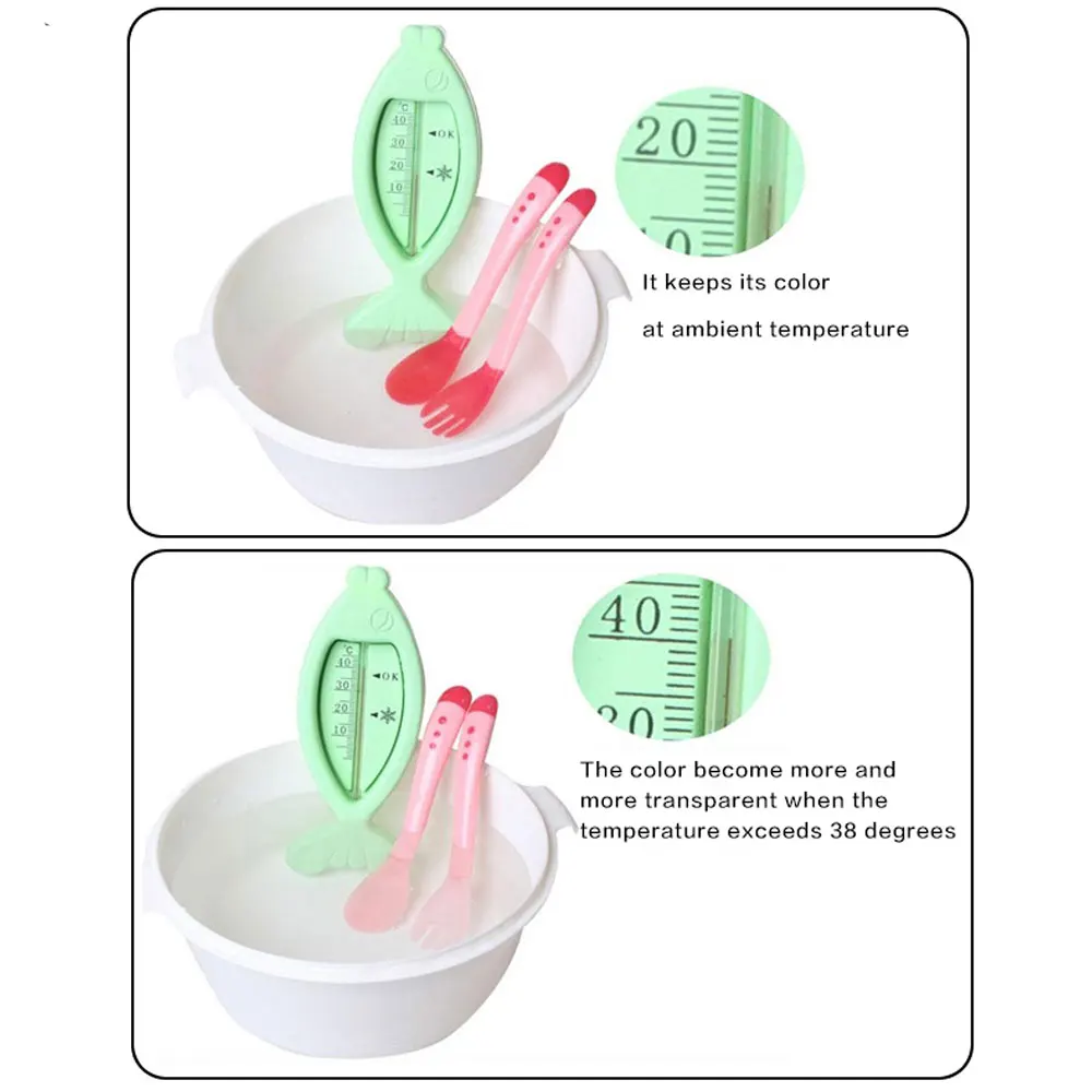 3 шт./компл. детская обучающая посуда с присоской детский спасательный набор посуды для оказания помощи чаша Температура зондирования ложка вилка Посуда