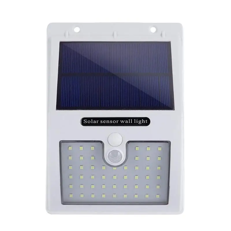 

48LED Solar Motion Sensor Wall Light 3 Modes Outdoor Waterproof Garden Lamp Suitable for Patio Gardens Outdoors