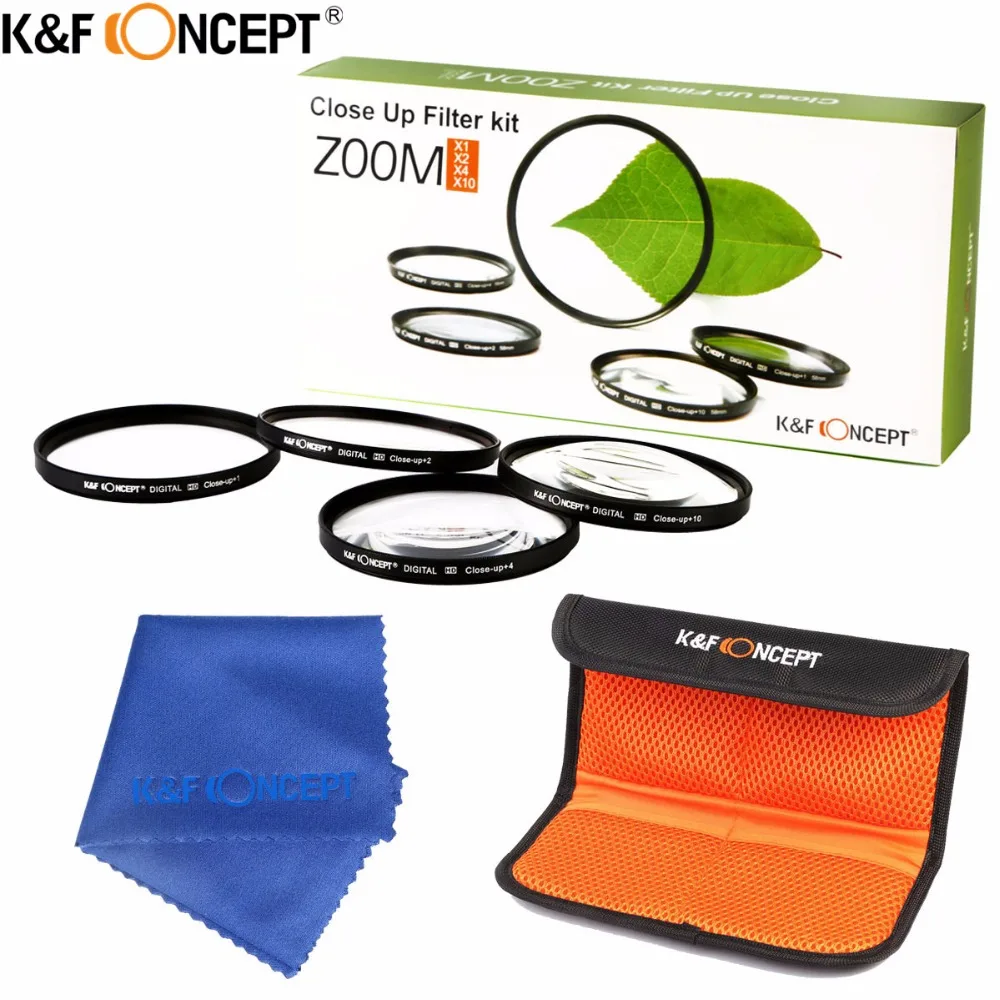 Prix pour K & f concept macro close up + 1 + 2 + 4 + 10 40.5/52/55/58/62/67/72/77mm caméra lens filter set + chiffon de nettoyage + poche pour nikon sony canon Prix pour K & f concept macro close up + 1 + 2 + 4 + 10 40.5/52/55/58/62/67/72/77mm caméra lens filter set + chiffon de nettoyage + poche pour nikon sony canon