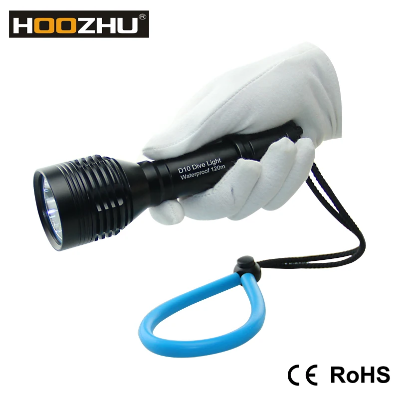 

Waterproof 100m Aluminum Diving LED Torch Underwater Diving Flash Light Max 900 lm Diving LED Torch D10