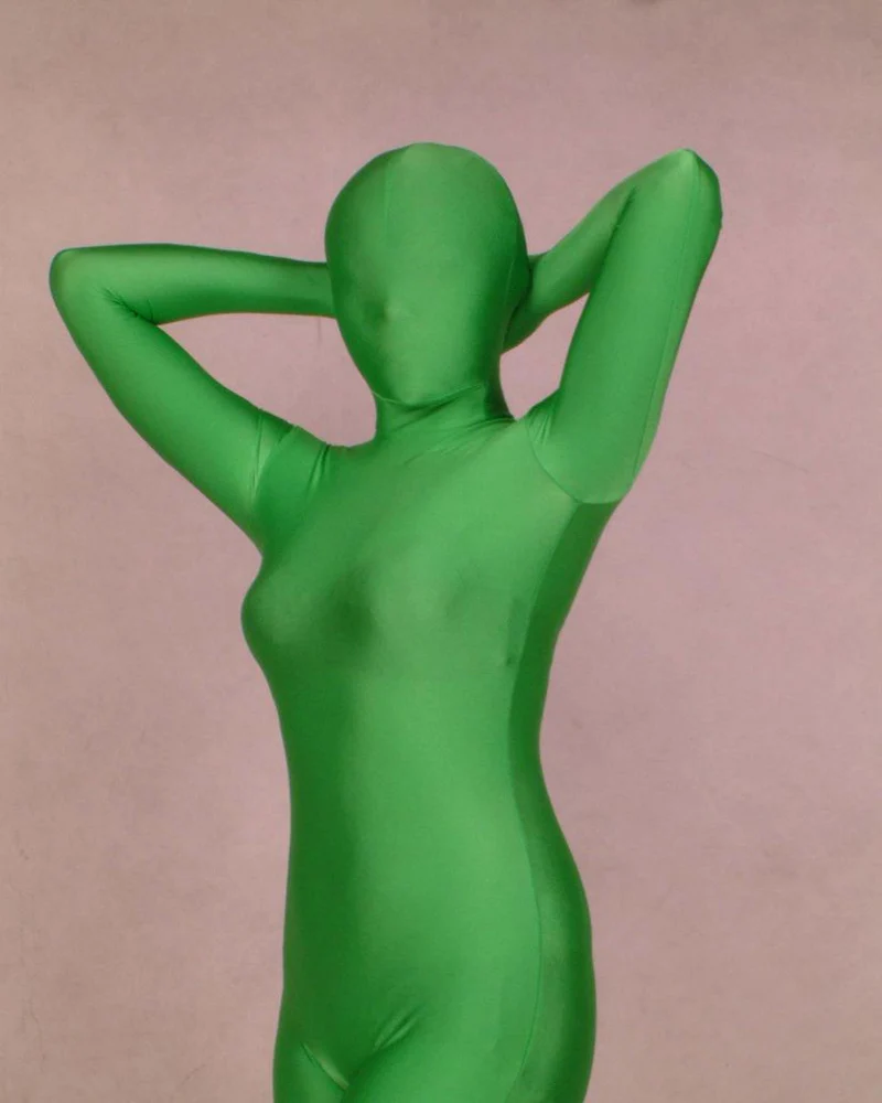 

Pro Customsize Green Full Body Spandex/Lycra Catsuit Cos Costumes Zentai Suit Adult Size