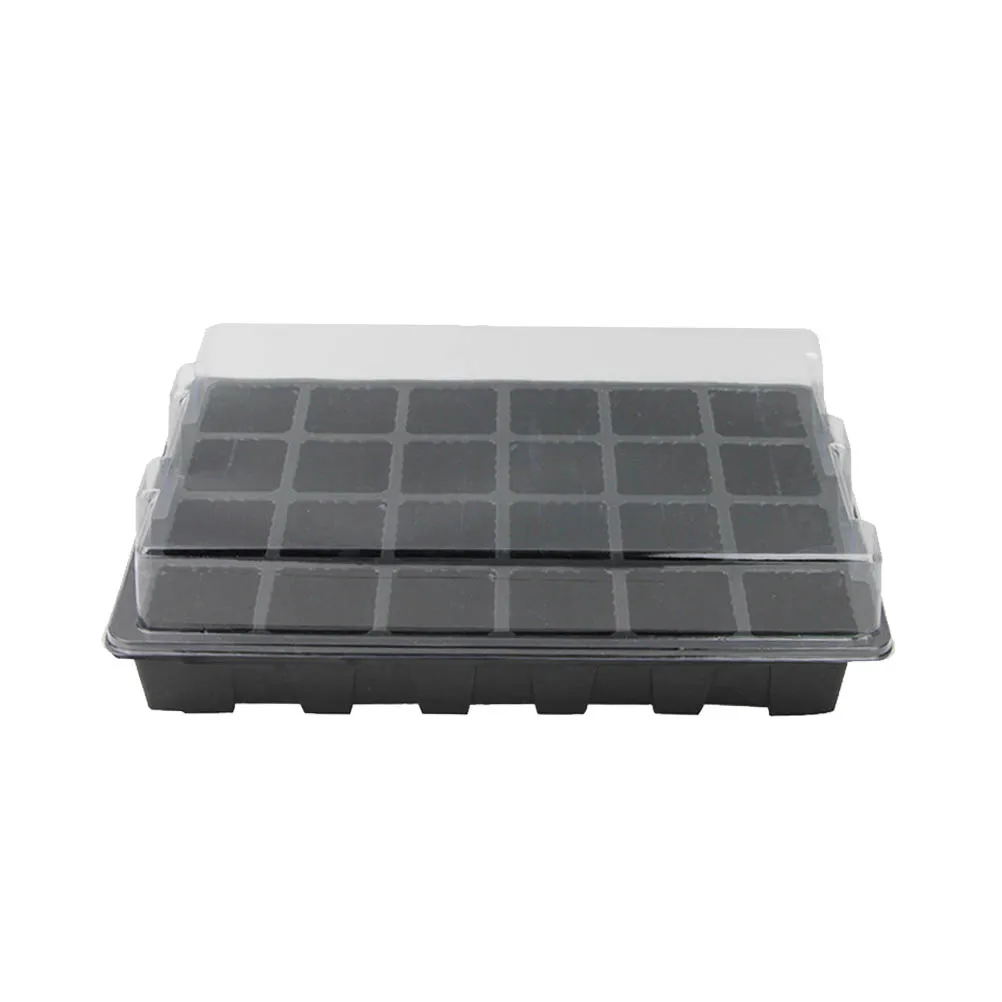 

3Pcs Set 24 Holes Seedling Tray Household Practical Portable Soil-Free Vegetable Seed Sprouter Wheatgrass Tray