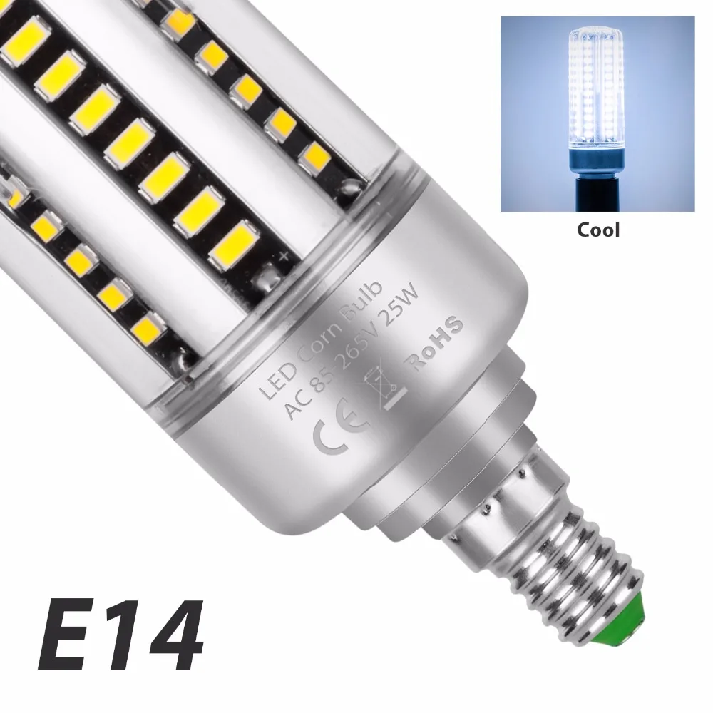 

E27 LED Corn Lamp E14 Energy Saving Light Bulb led 5W 7W 9W 12W 15W 20W 25W Lampada 5736SMD No Flicker Bombillas 85-265V Lampara
