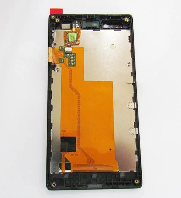 Для Sony Xperia J ST26a ST26i ST26 ЖК дисплей с сенсорным сенсором стекло дигитайзер рамкой в