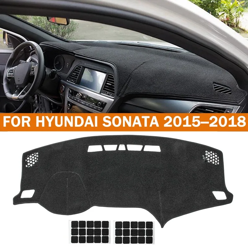 

Autoleader 144cm Car Dashmat Dashboard Mat Dash Board Cover Pad ForLeft Hand Drive For Hyundai for Sonata 2015 2016 2017 2018