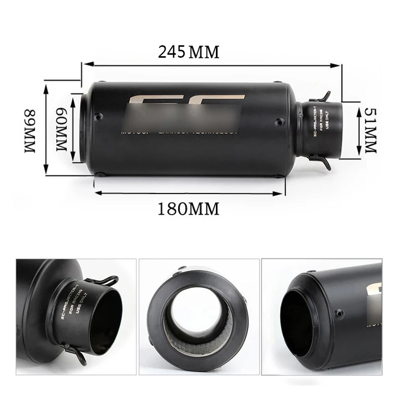 Глушитель на мотоцикл Выхлопная труба средняя труба из нержавеющей стали двигатель выхлопной модифицированный для KTM DUKE 125 250 390
