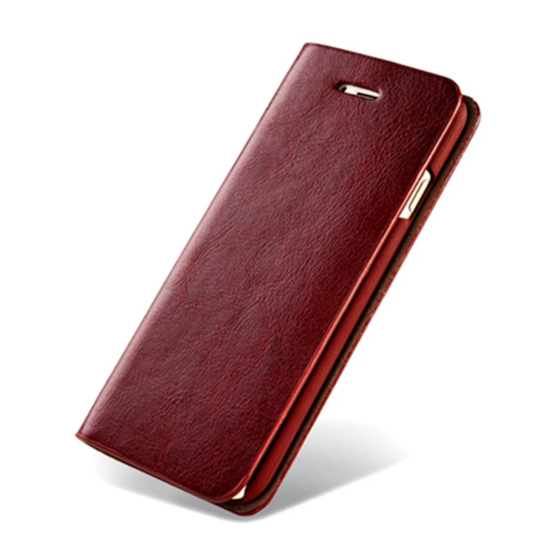 imágenes para Genuino Funda de Cuero Tirón de la Carpeta Cubierta de la Caja Del Teléfono para el iphone 6 6 s 7 más 5 5S SÍ 4S Para Samsung S6 S7 Borde Nota 2 3 5 tarjeta ranuras imágenes para Genuino Funda de Cuero Tirón de la Carpeta Cubierta de la Caja Del Teléfono para el iphone 6 6 s 7 más 5 5S SÍ 4S Para Samsung S6 S7 Borde Nota 2 3 5 tarjeta ranuras