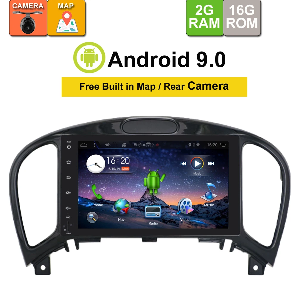 

Android 9.0 Octa Core Car Radio Player for Nissan Juke 2004-2016 Car GPS Navigation Stereo multimedia tape