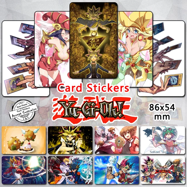 65pcs YuGiOh Glossy Surface Card Stickers Yu Gi Oh! DM GX 5DS Zexal