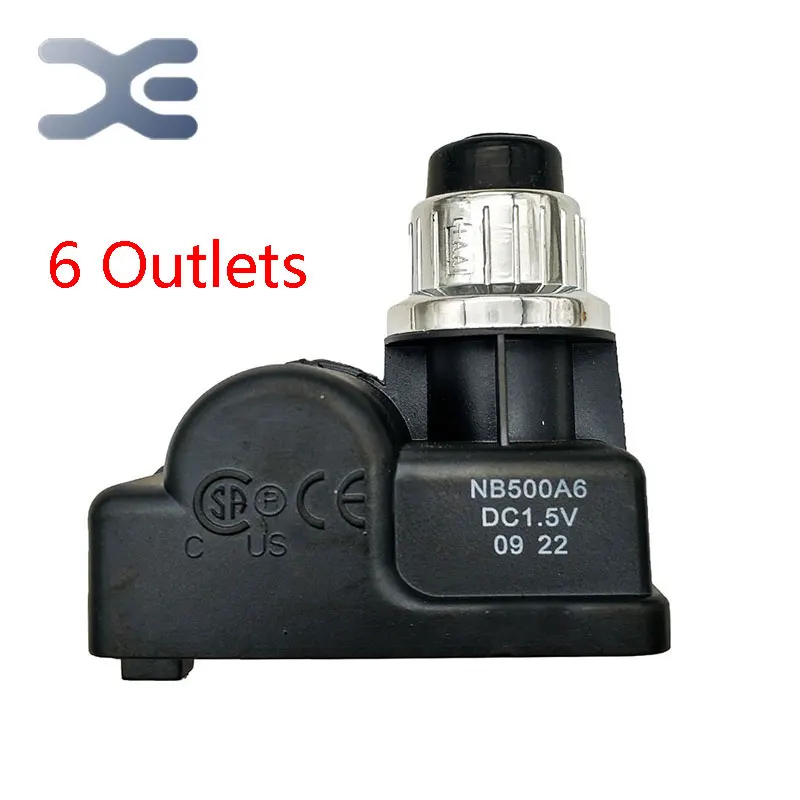 

6 Outlets Universal Spark Generator BBQ Gas Grill Replacement Parts AA Battery Push Button Electronic Ignitor CSA/CE certified