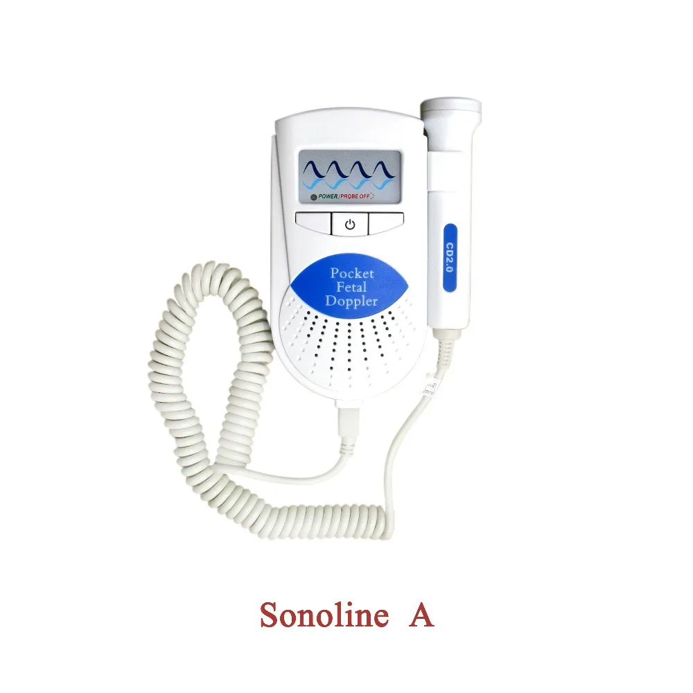 

probe fetal Sonoline-A 2MHz or 3MHz Portable Baby Heartbeat Monitor Prenatal Fetal Doppler No Display Screen