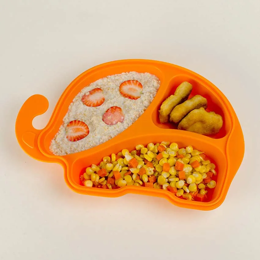 2017 Baby Kids Children Tableware Meal Dinner Plates Dinnerware