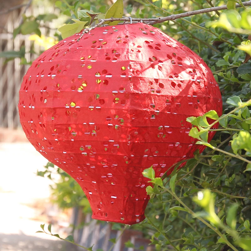 20 см воздушный шар бумажный полый бумажный фонарь Радужный декоративный фонарь детский день рождения принадлежности Свадебные украшения для домашнего праздника