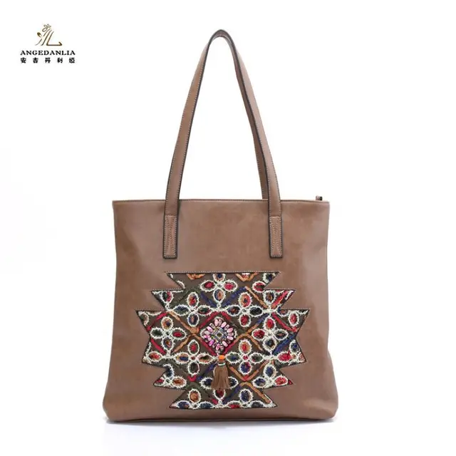 Women Embroideried Ethnic Boho Bohemia Hippie Handbag Gypsy Tote Women Embroideried Ethnic Boho Bohemia Hippie Handbag Gypsy Tote Bags Bag Summer Lady Beach Shoulder